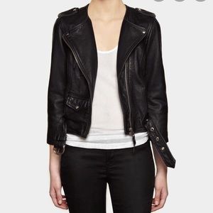 All saints ‘Reilly’ leather moto jacket
